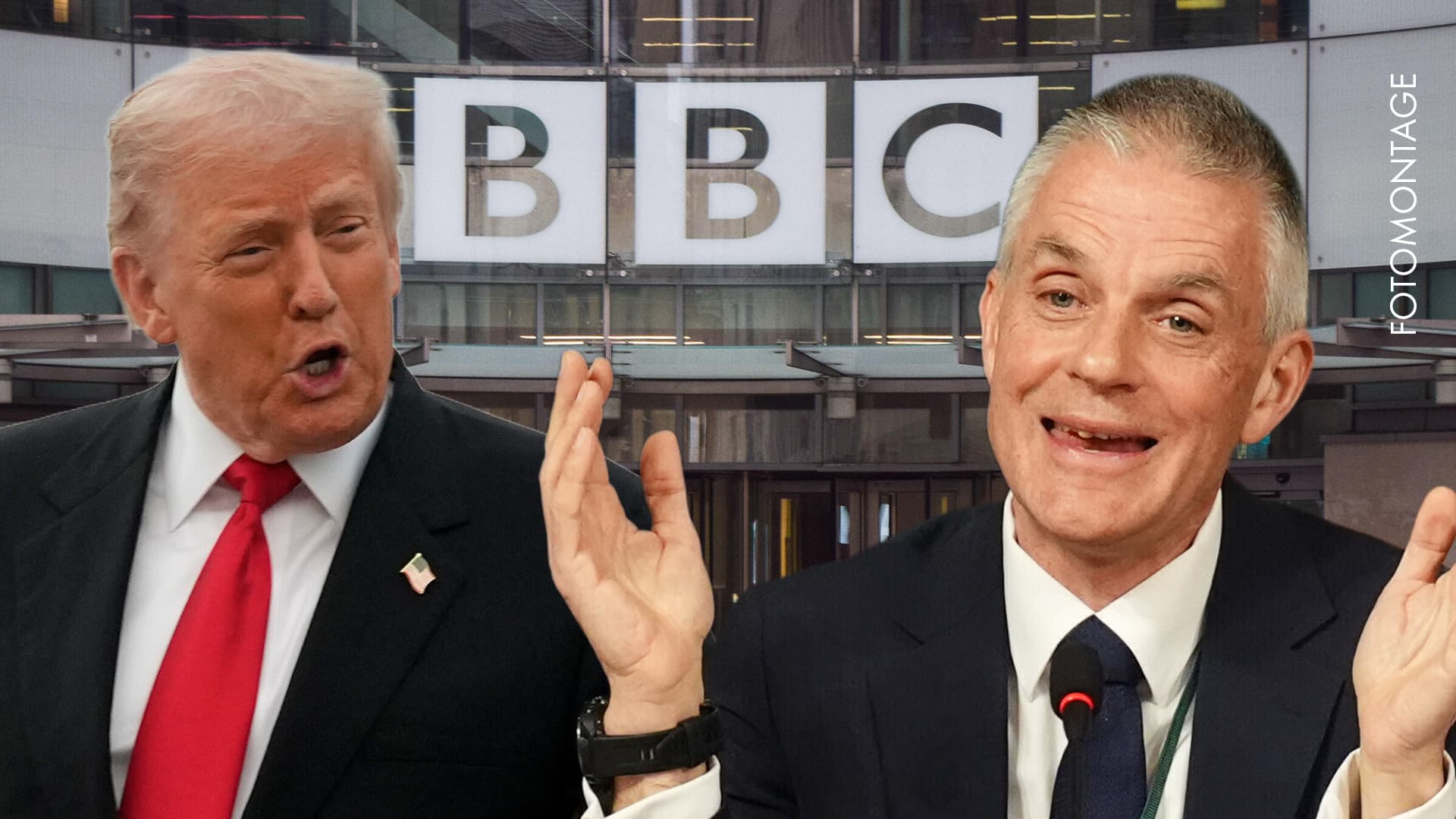 Linke Schlagseite, manipulierte Videos und Rücktritt des Chefs: US-Präsident Trump droht BBC mit Milliarden-Klage