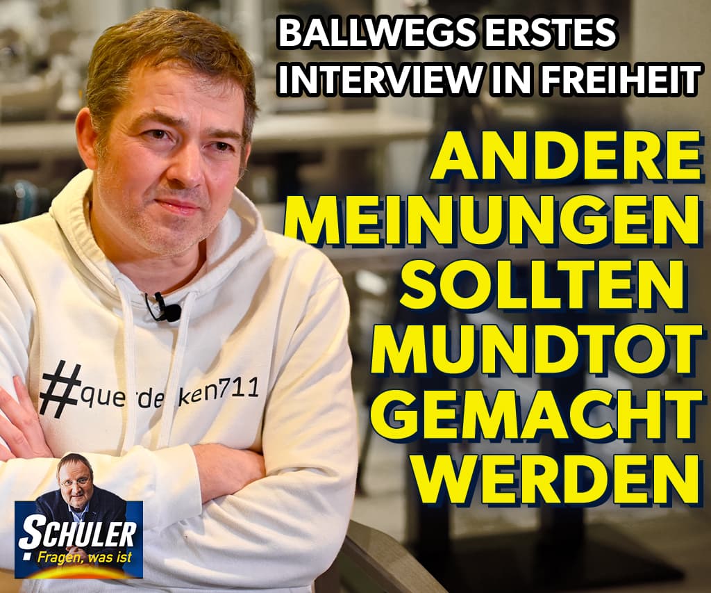 Exklusiv! Querdenken-Chef Ballweg: Politische Gründe für Verfahren gegen mich