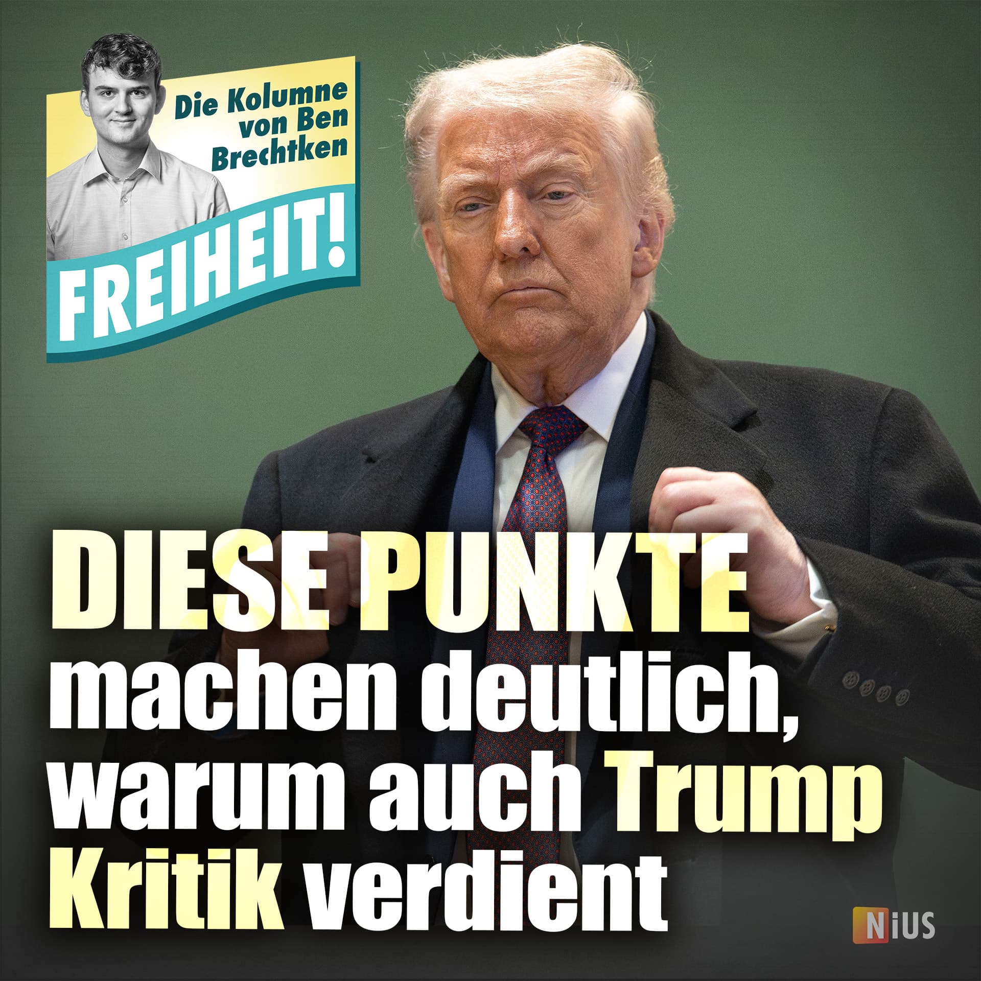 Diese Punkte machen deutlich, warum auch Trump Kritik verdient