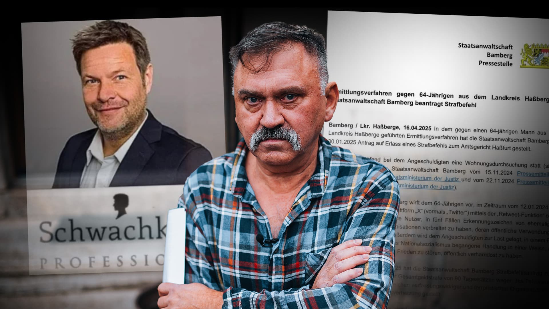 Neue abstruse Vorwürfe, neue Schikane, grotesker Strafbefehl: So will sich die skrupellose Justiz von Bamberg an „Schwachkopf”-Rentner Niehoff rächen