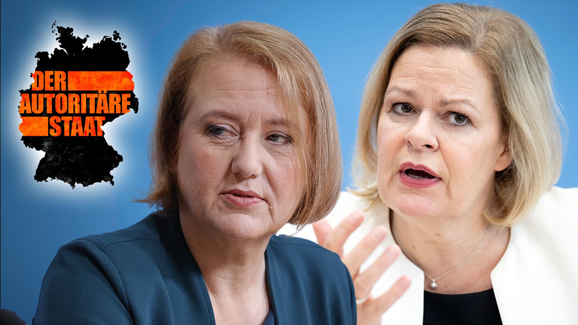 Kritik an Faeser und Paus: „Ich hätte nie gedacht, dass der repressive Staat in Deutschland ein so glanzvolles Comeback erlebt“