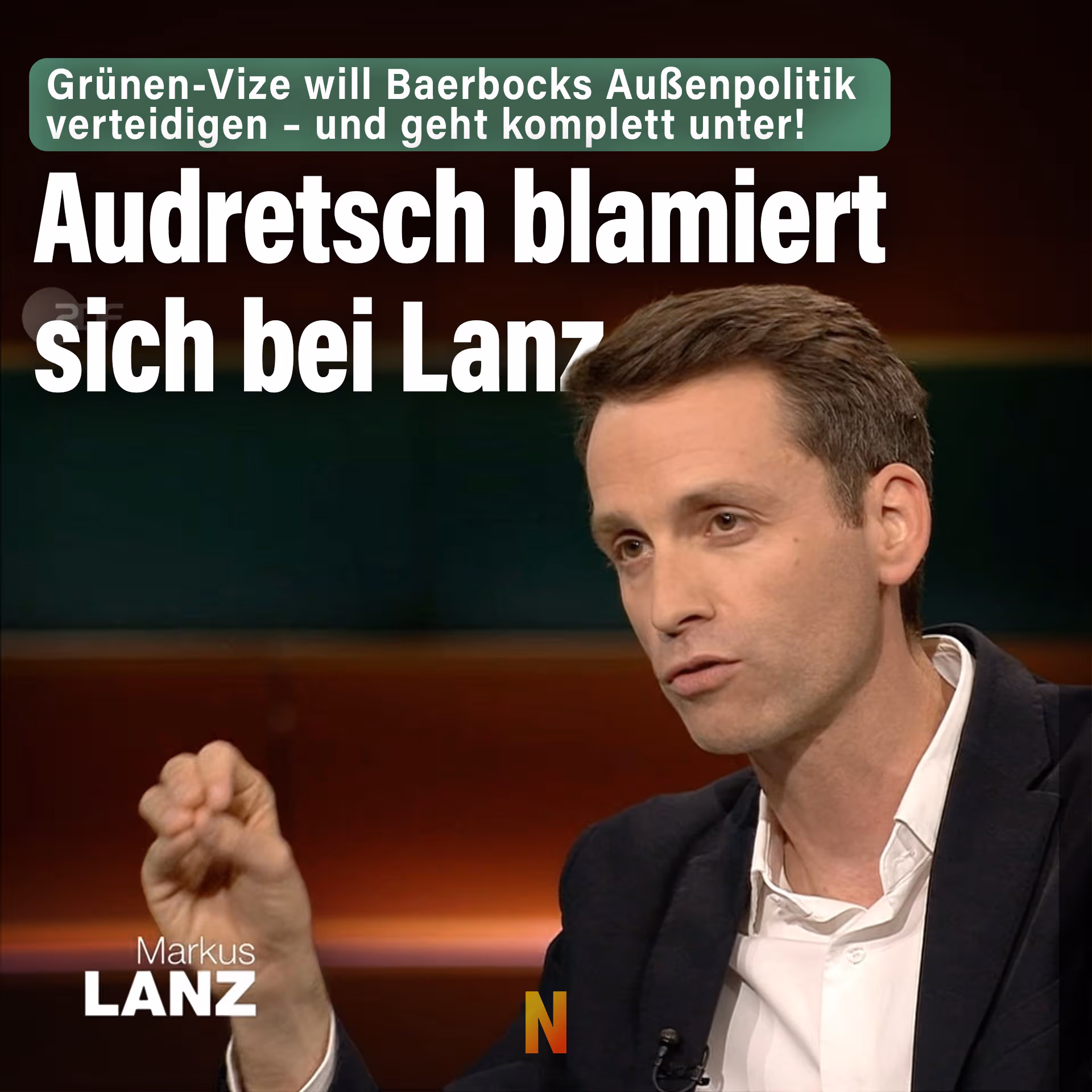 Audretsch blamiert sich bei Lanz