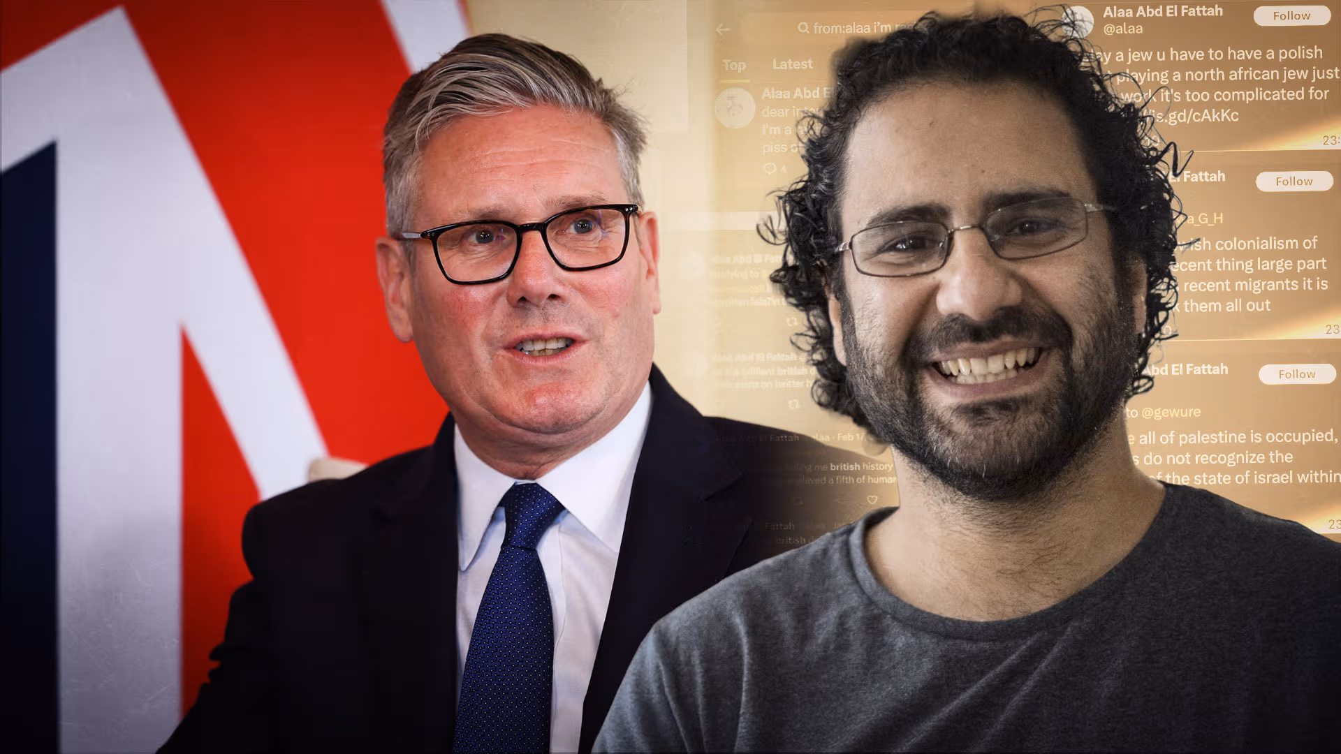 Keir Starmer nimmt ägyptischen Aktivisten in Großbritannien auf – trotz Gewaltaufrufen gegen Weiße, Polizisten und Zionisten