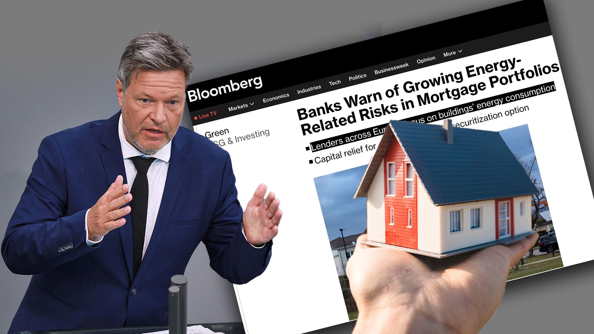 Selbst Bloomberg warnt: Wie das grüne Heizunugsgesetz Eigenheim-Besitzer enteignet