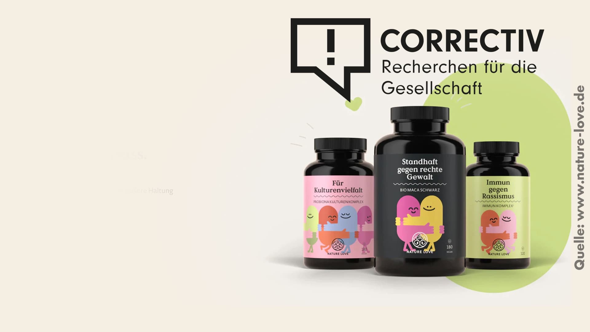 Nahrungsergänzungsmittel im Kampf gegen Rechts: Wer diese Vitamine kauft, finanziert Correctiv mit