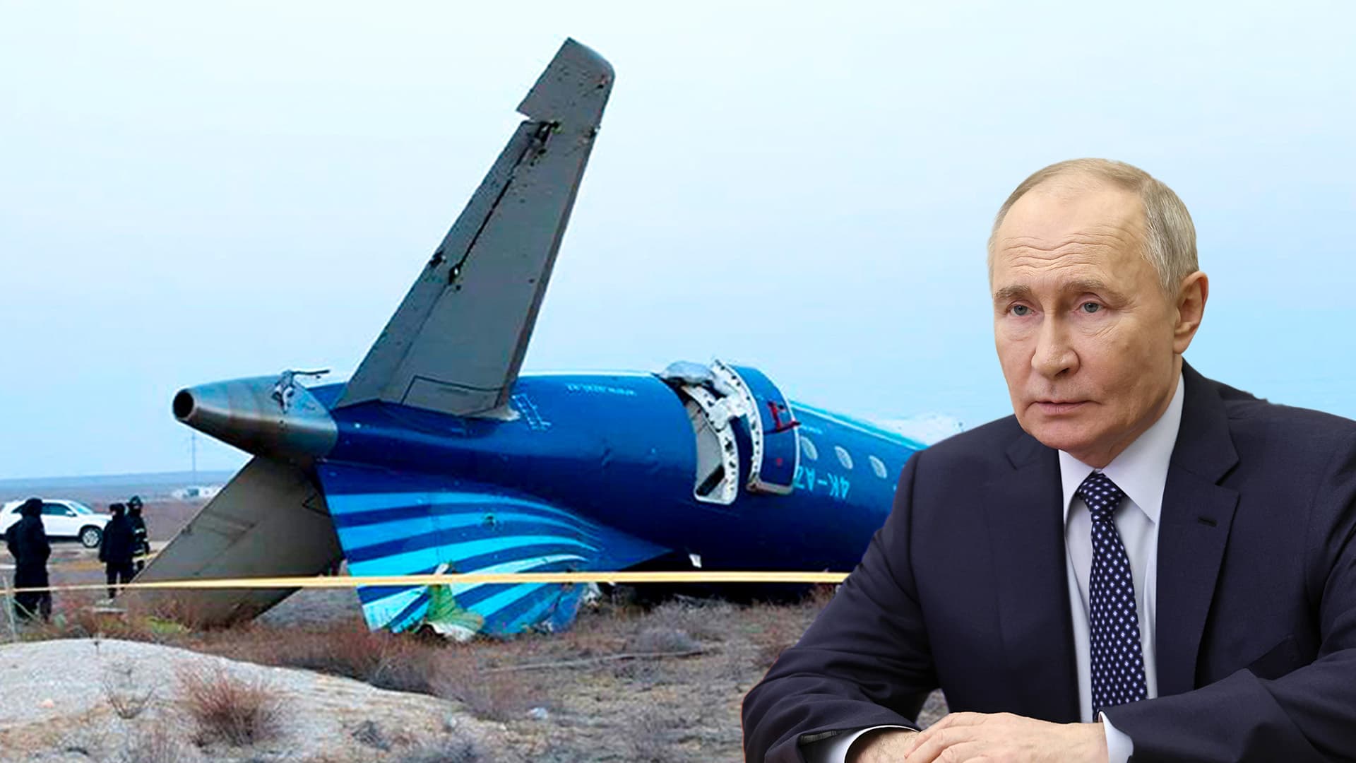Kremlchef Putin entschuldigt sich nach Flugzeugabsturz