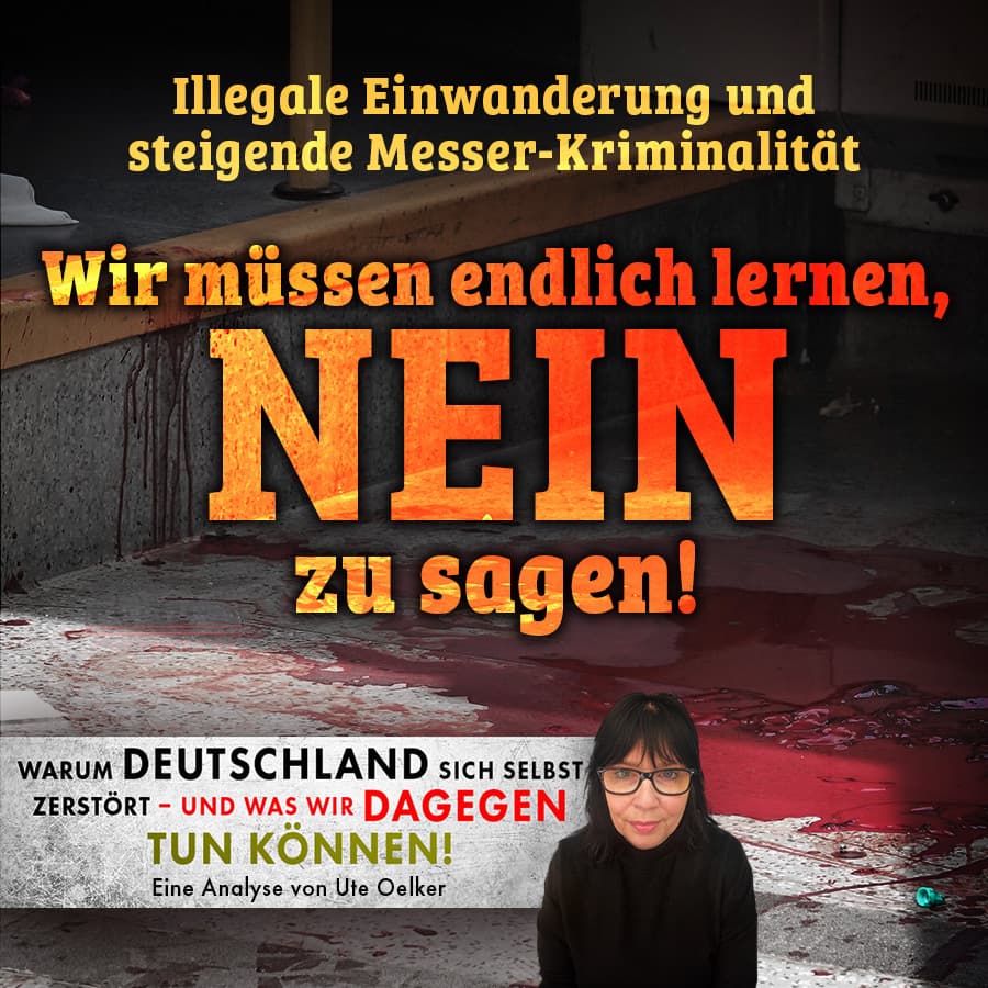 Illegale Einwanderung und steigende Messer-Kriminalität - Wir müssen endlich NEIN sagen!