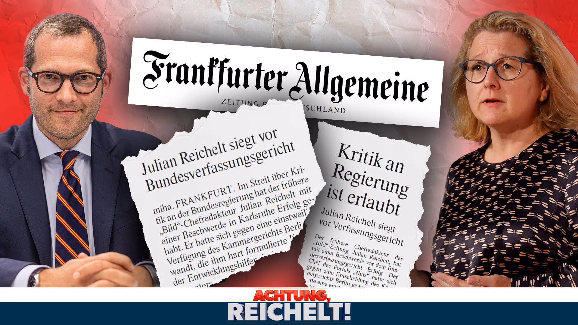 Wenn unsere Worte nicht frei sind, dann ist nichts in uns frei: Reichelt-Sieg gegen die Regierung