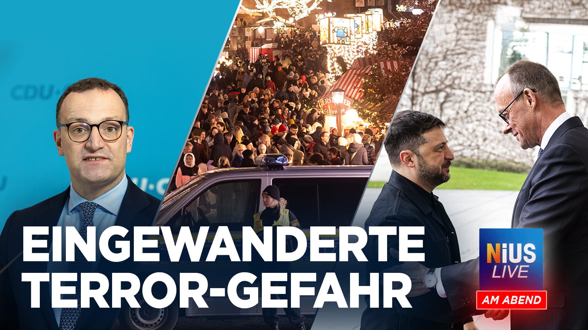 Das war NIUS Live am Abend: Eingewanderte Terror-Gefahr