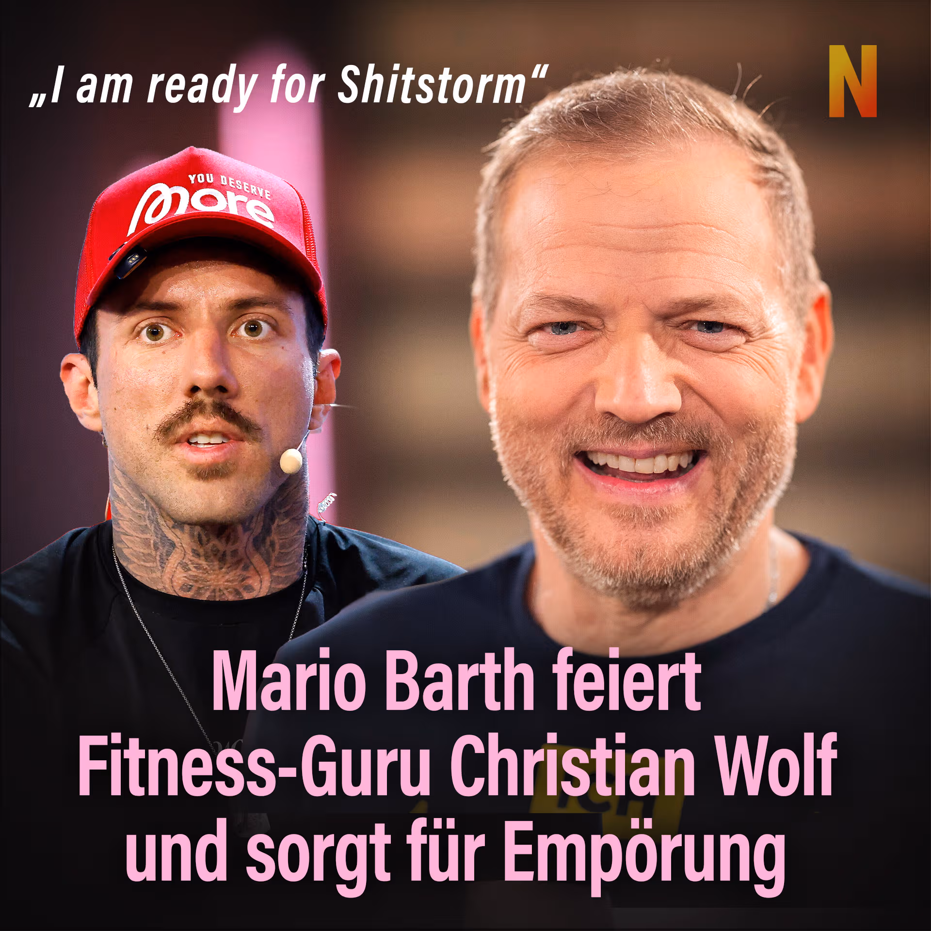 „I am ready for Shitstorm“: Mario Barth feiert Fitness-Guru Christian Wolf und sorgt für Empörung