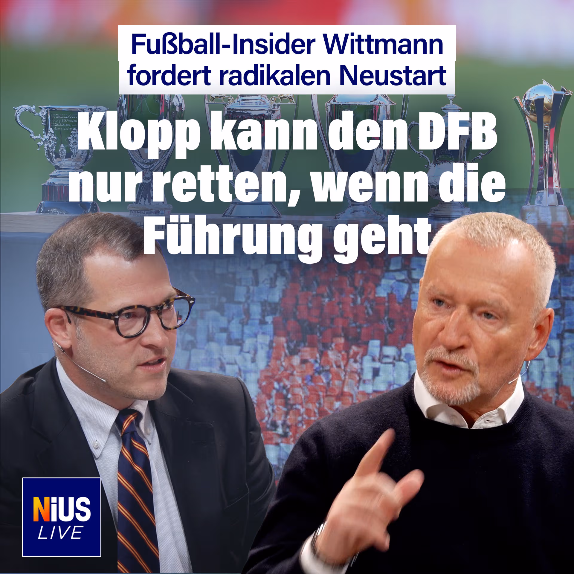 Klopp kann den DFB nur retten, wenn die Führung geht