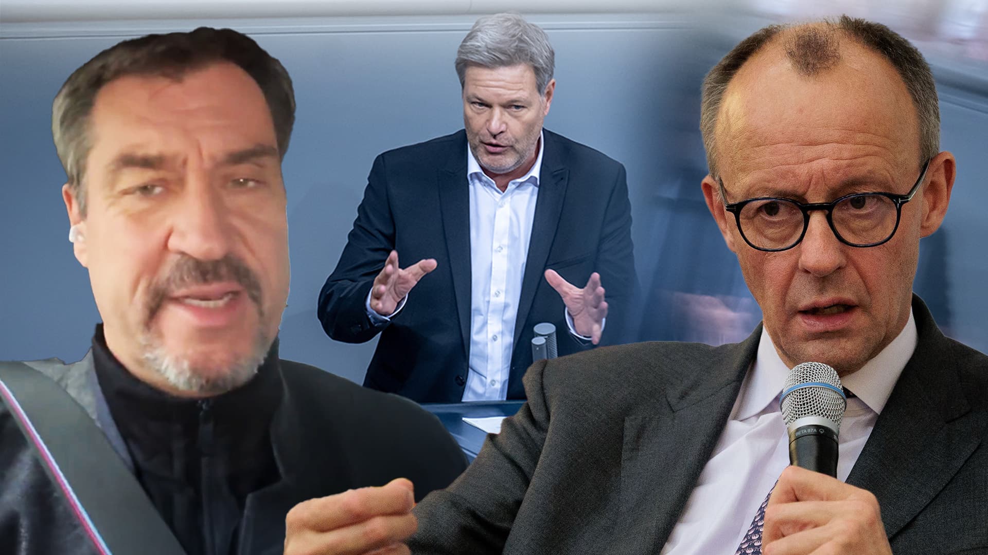 Söder stellt sich gegen Merz: „Mit der CSU gibt es kein Schwarz-Grün und keinen Habeck als Wirtschaftsminister“