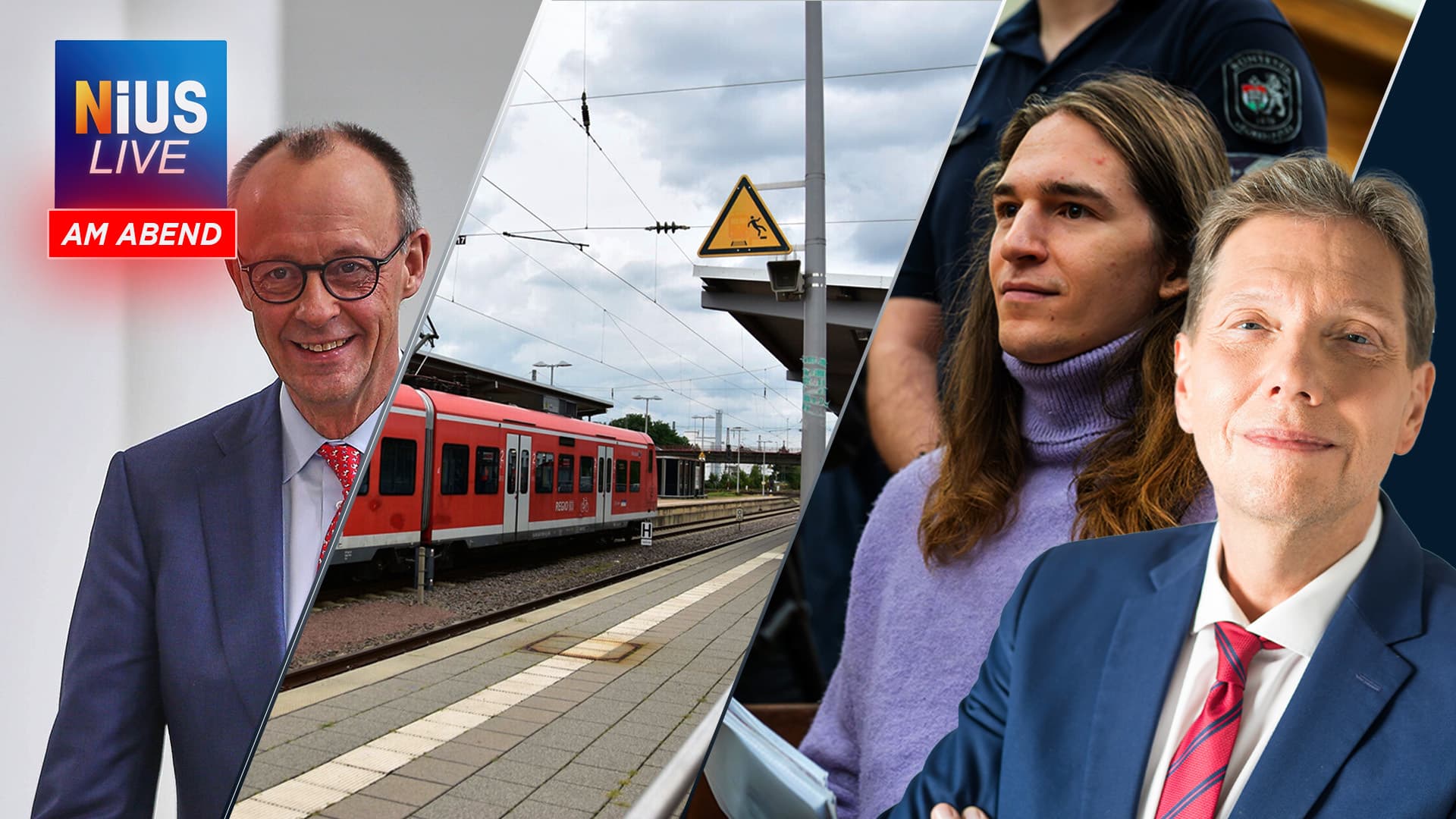 Das war NIUS Live am Abend: Zugbegleiter von Schwarzfahrer totgeprügelt