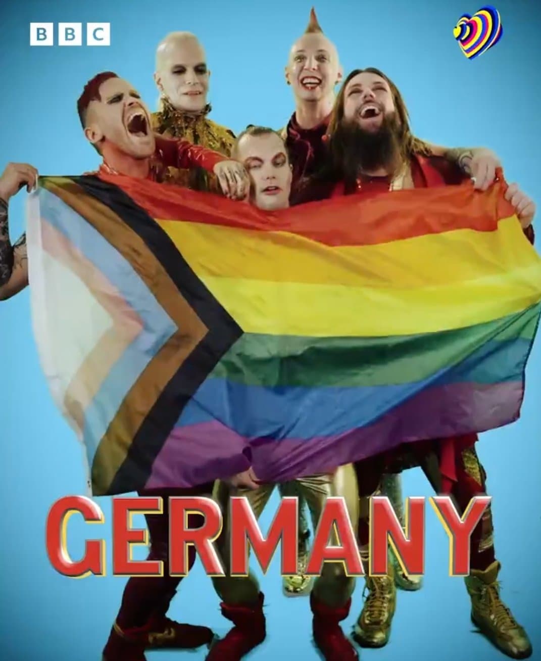 Die Regenbogen-Blamage vom Eurovision Song Contest: So spottet das Netz über Deutschland