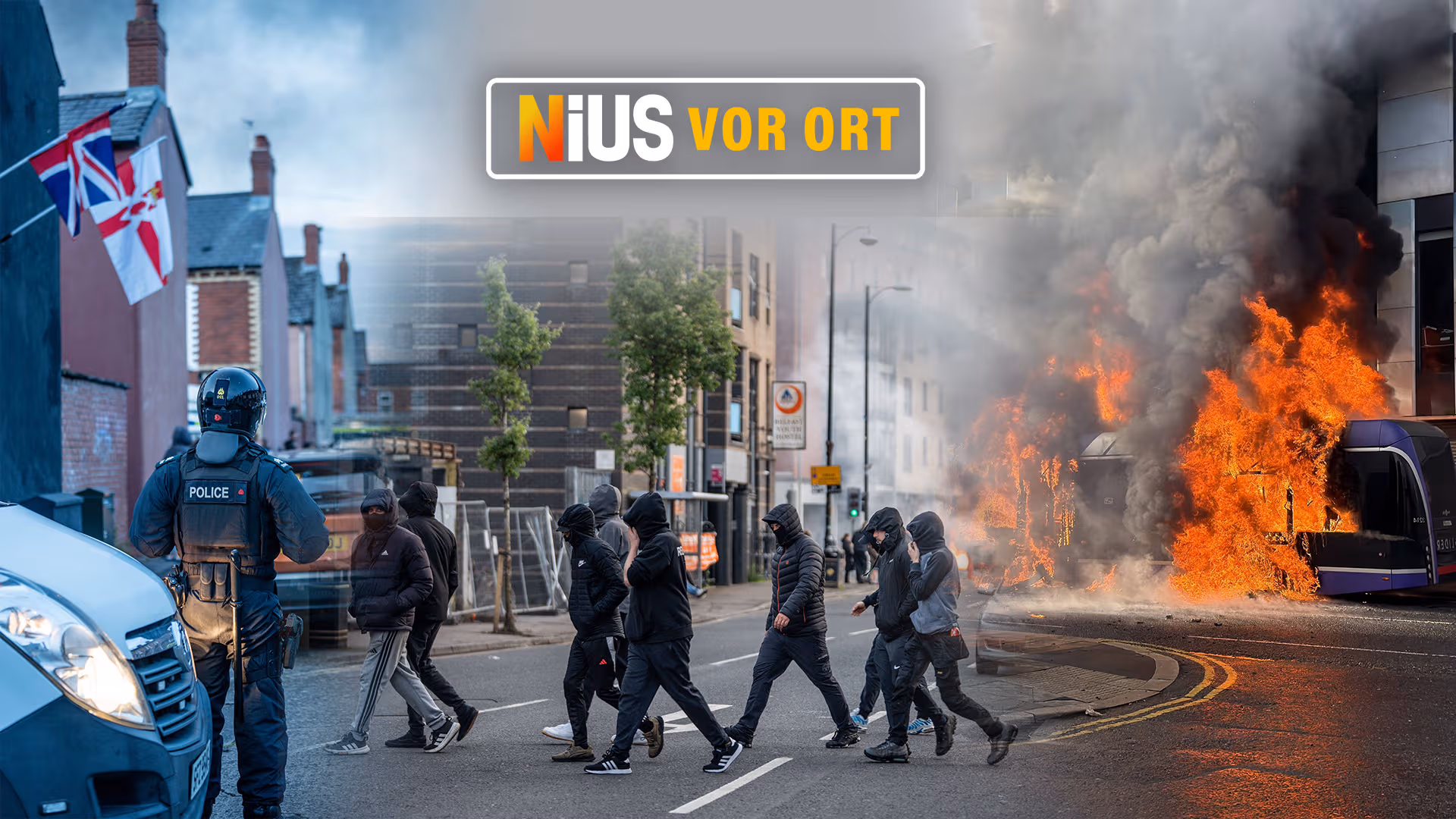 Wut über Migrationspolitik: Belfast brodelt nach versuchter Hinrichtung