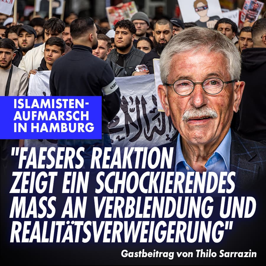 Islamisten-Aufmarsch in Hamburg: Faesers Reaktion zeigt ein schockierendes Maß an Verblendung und Realitätsverweigerung