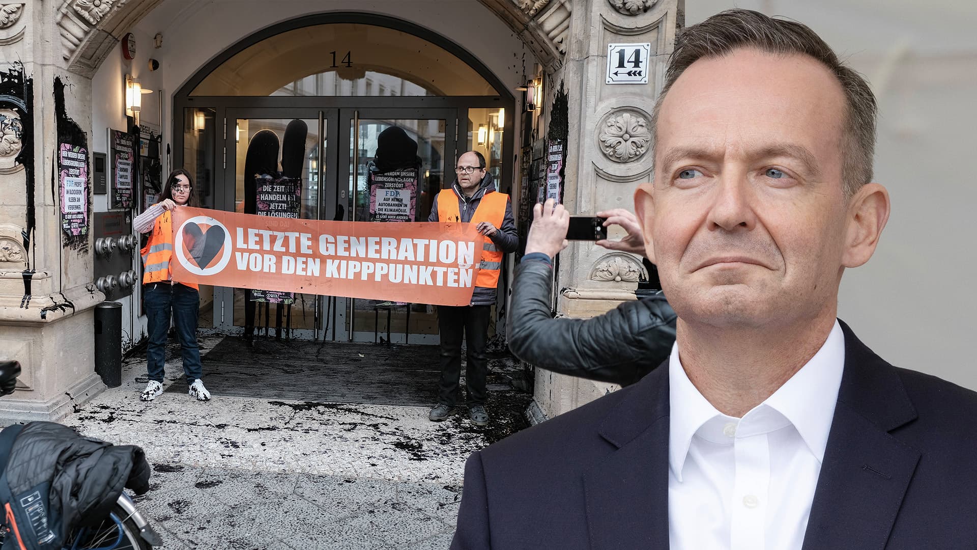 Der Heuchler der Nation: Erst empfängt Wissing Klima-Chaoten im Ministerium und fordert jetzt höhere Strafen