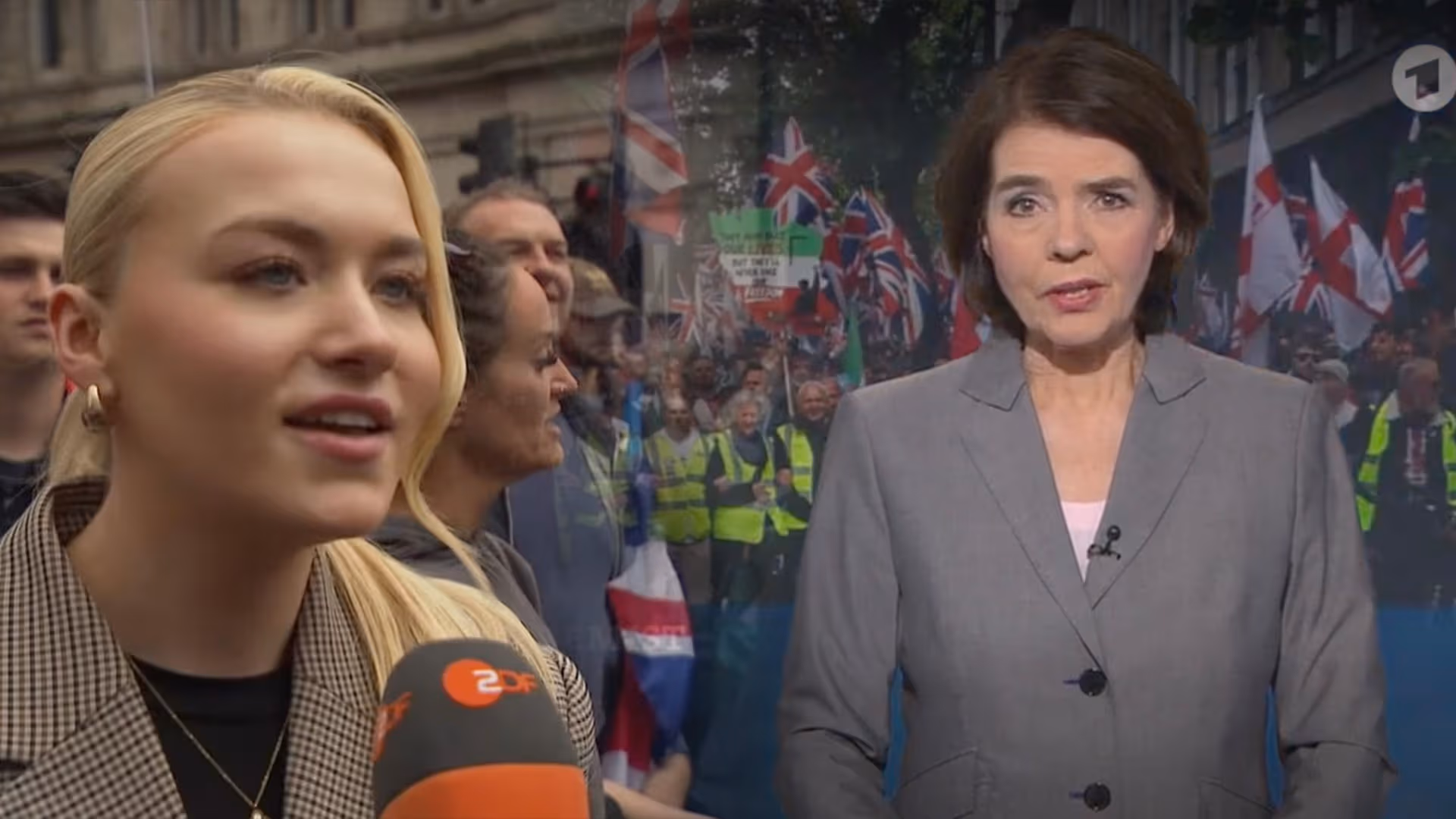 „Rechtsextrem“ und „islamfeindlich“: Wie ARD und ZDF Stimmung gegen englische Regierungskritiker machen