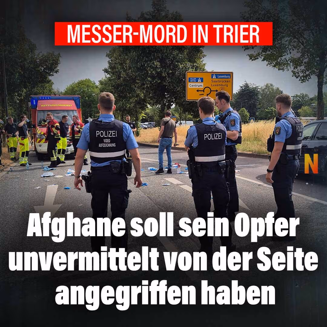 Messer-Mord in Trier: Afghane soll unmittelbar von der Seite angegriffen haben