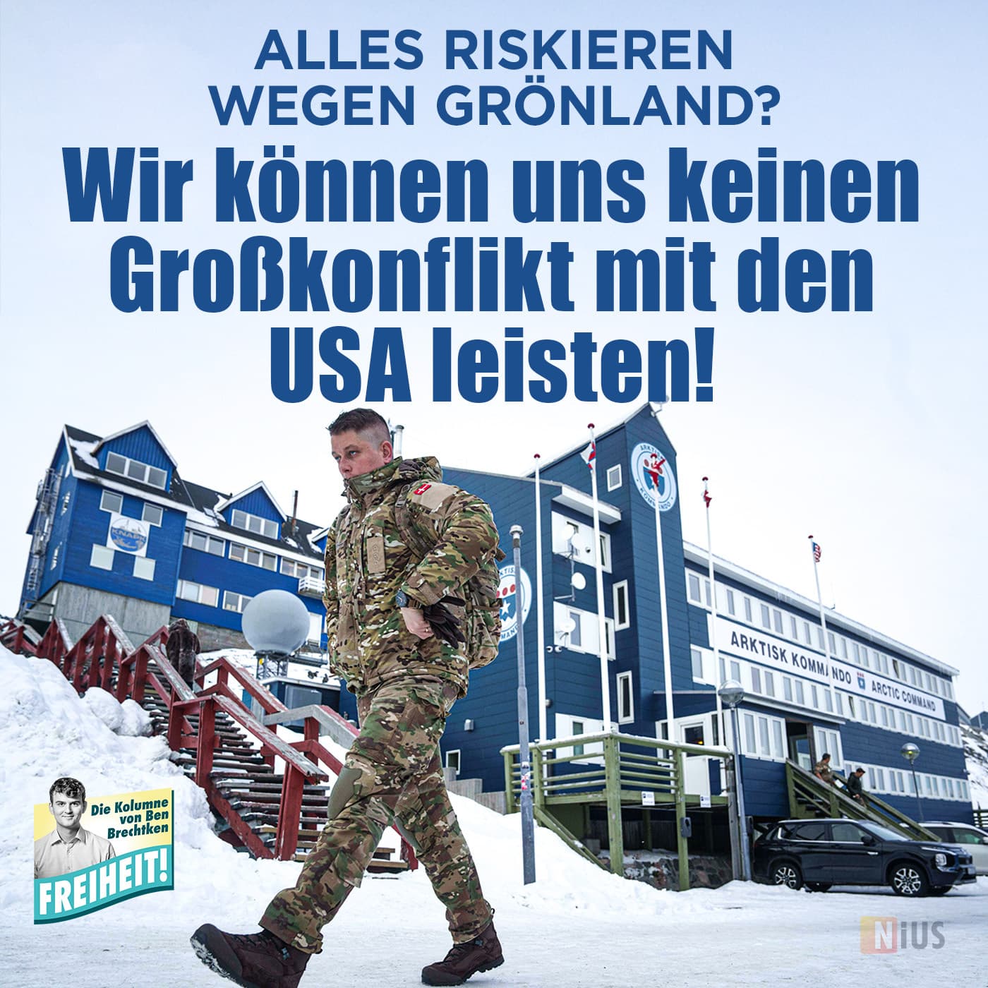 Grönland-Frage: Wir können uns keinen Großkonflikt mit den USA leisten!