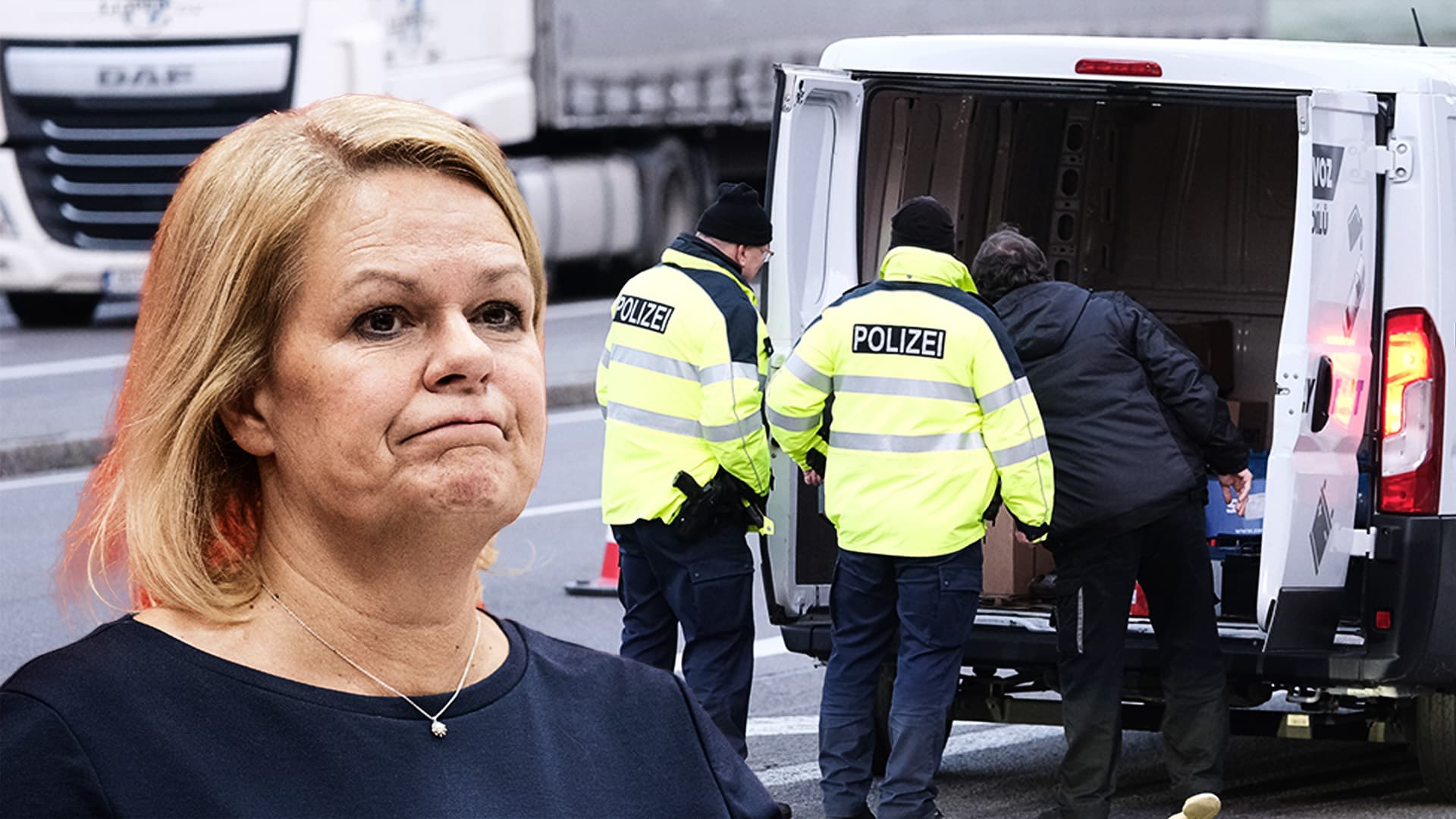 Endlich Grenzkontrollen! Vor vier Monaten noch unvorstellbar für Ministerin Faeser